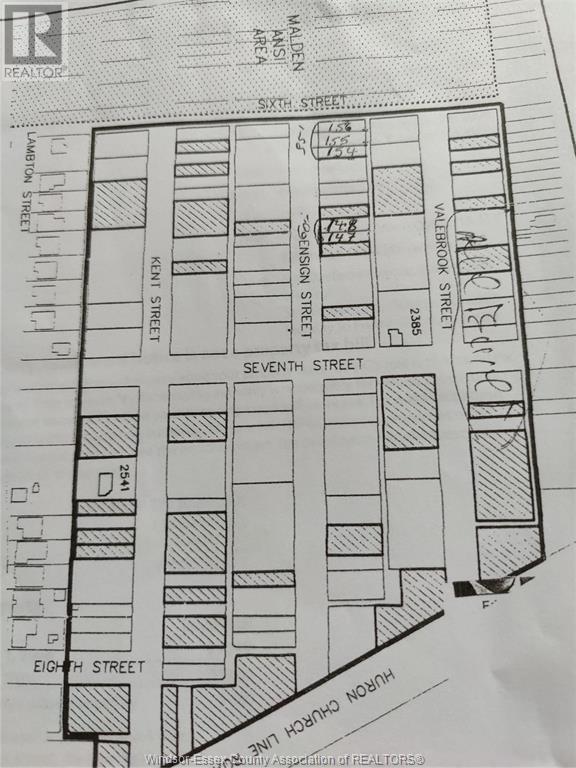 Vacant Land — V/l Ensign, Windsor, Ontario