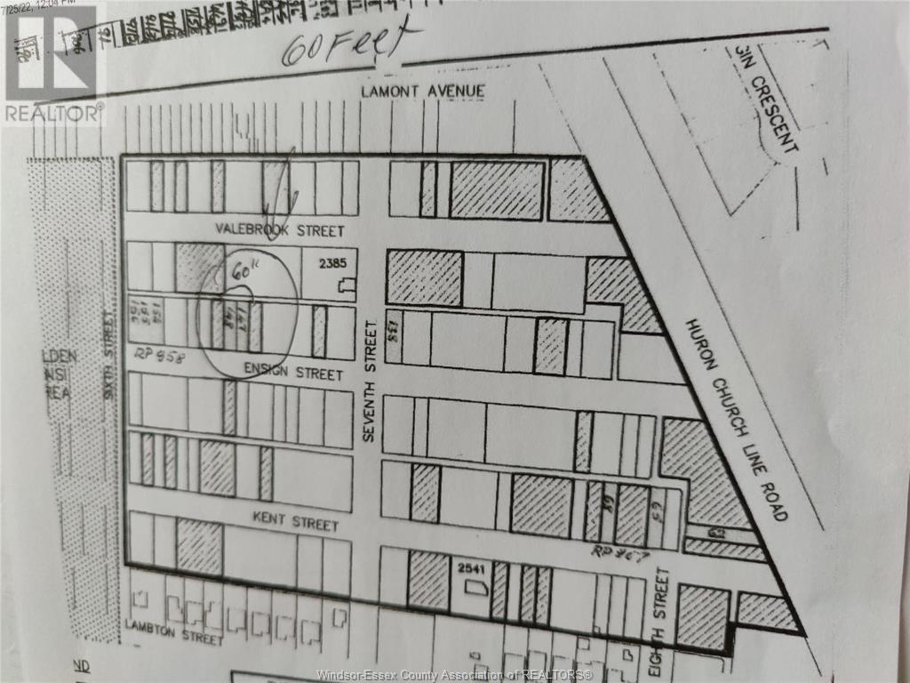 Vacant Land — V/l Ensign, Windsor, Ontario