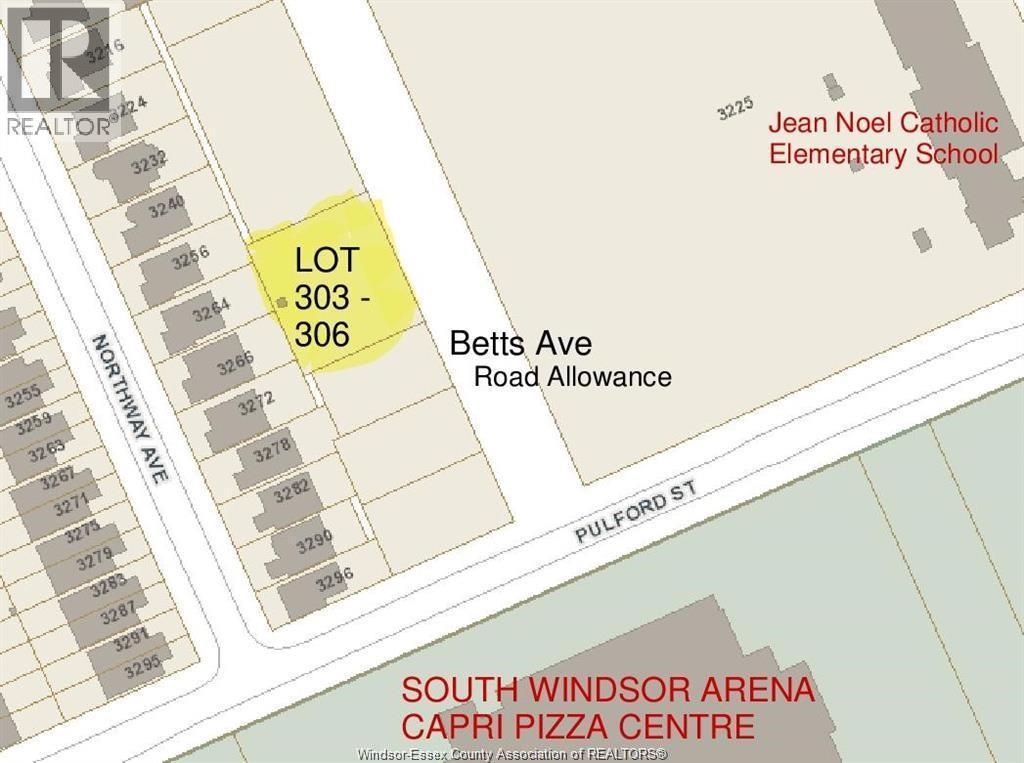 Vacant Land — V/l Betts, Windsor, Ontario