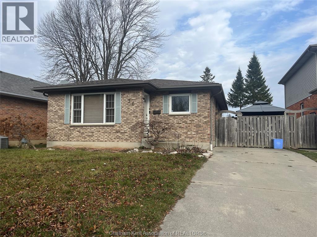 Single Family — 56 Mulberry Court, Chatham, Ontario
