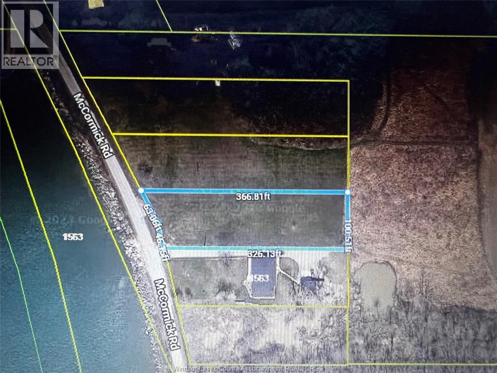 Vacant Land — 1561 McCormick Road, Pelee Island, Ontario