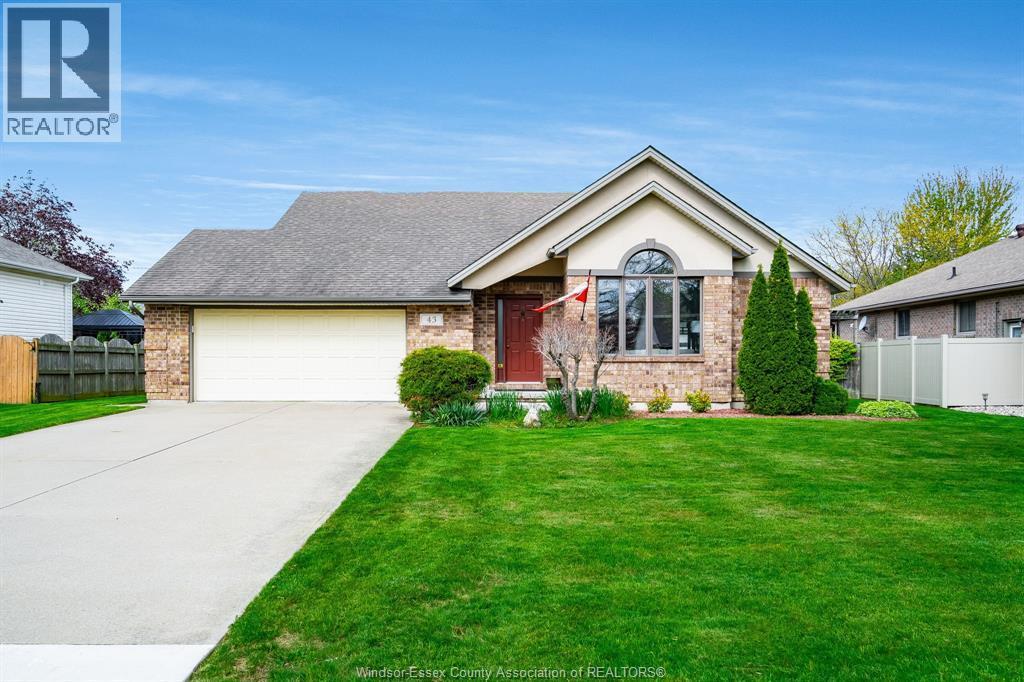 Single Family — 43 Oak Drive, Essex, Ontario