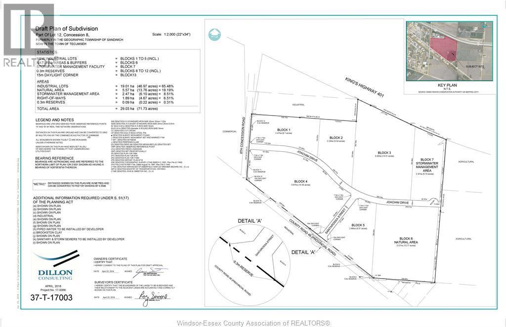 Vacant Land — V/l County Rd 46, Tecumseh, Ontario