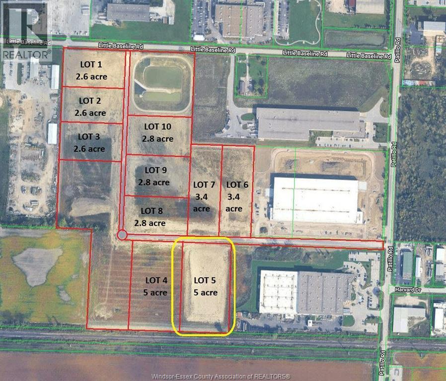Vacant Land — 629 High Tech Drive, Lakeshore, Ontario