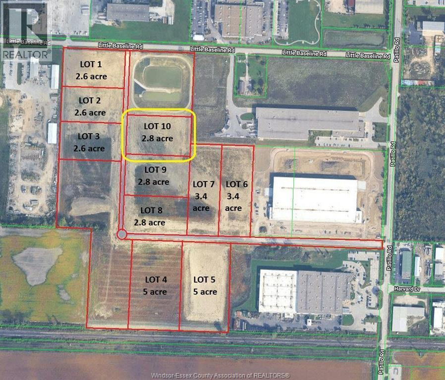 Vacant Land — 604 High Tech Drive, Lakeshore, Ontario
