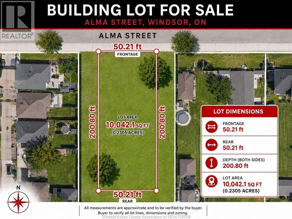 Vacant Land — V/l Alma, Amherstburg, Ontario