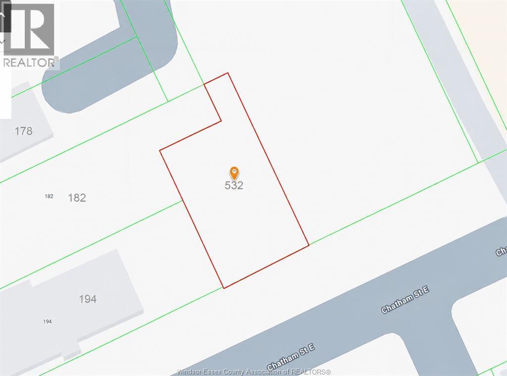 Vacant Land — 532 Chatham Street, Windsor, Ontario