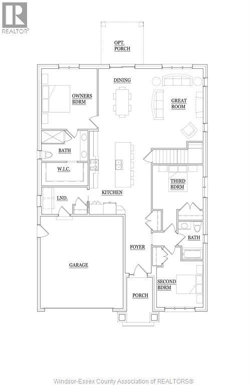 3-bedroom Single Family at Lot 6 Kennedy Court, Amherstburg — photograph 2